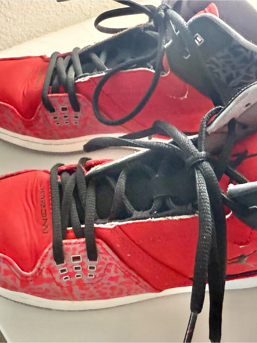 Jordan vibrant red